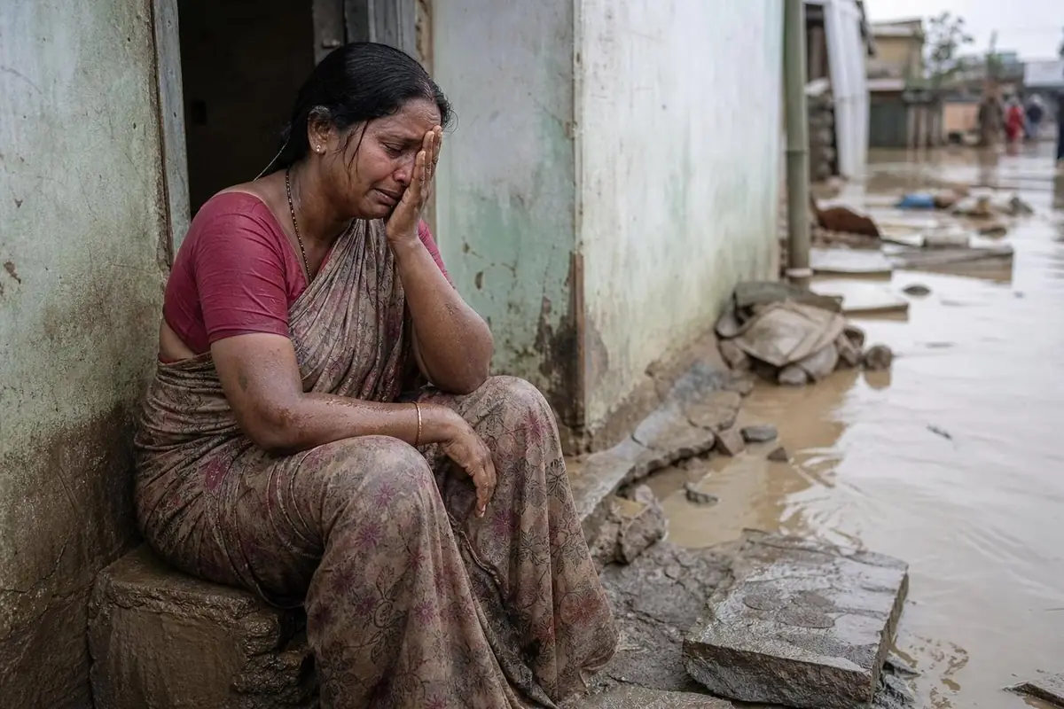 The water went down. The grief did not
